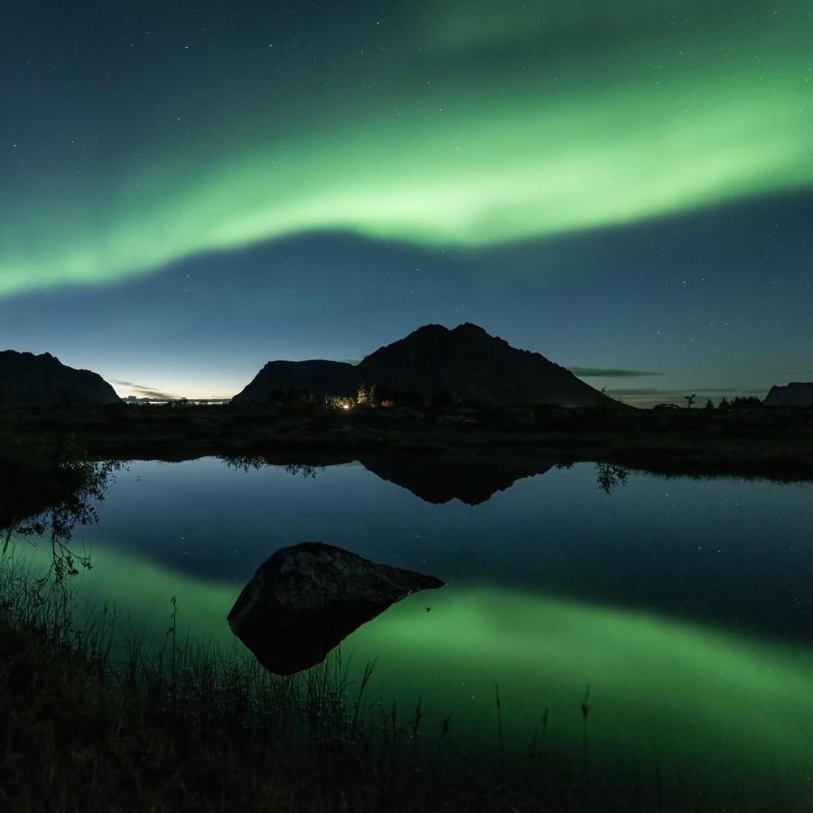 New! Luxury Cabin In Beautiful Lofoten Kleppstad Eksteriør bilde