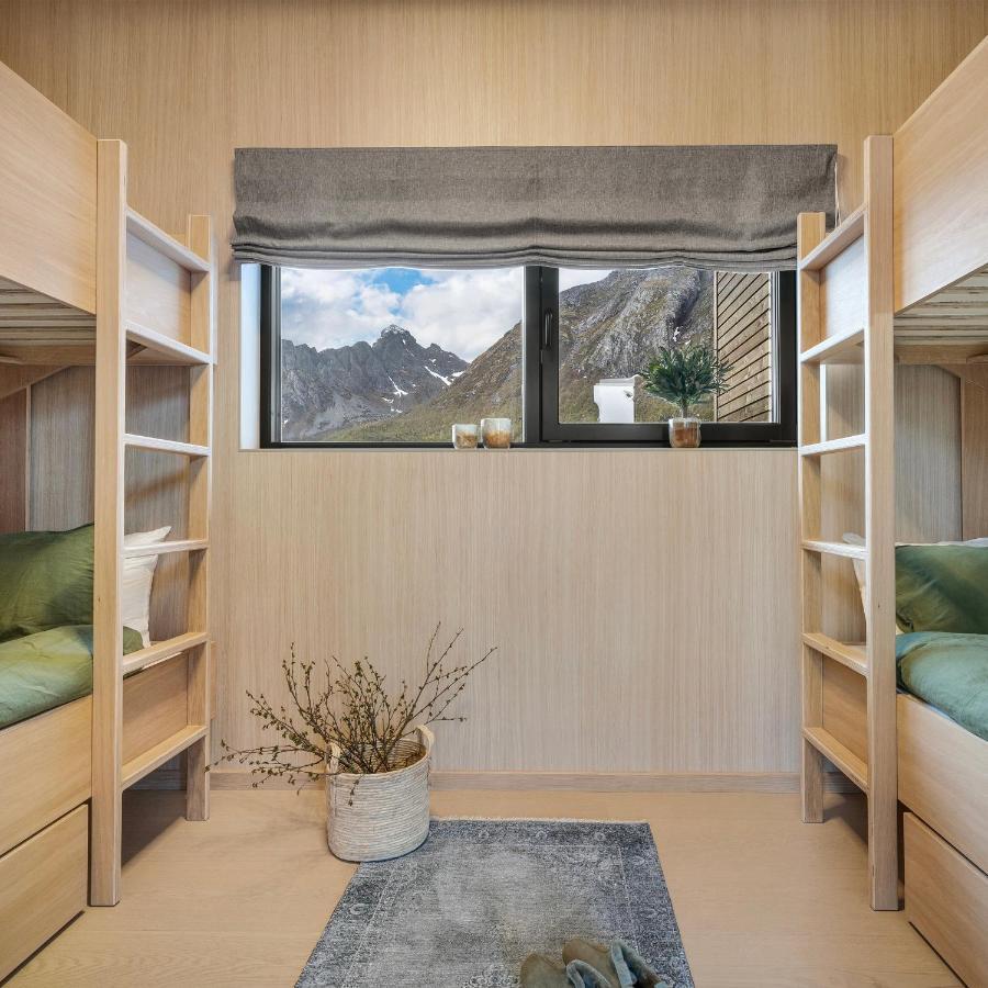 New! Luxury Cabin In Beautiful Lofoten Kleppstad Eksteriør bilde