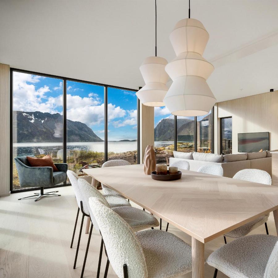 New! Luxury Cabin In Beautiful Lofoten Kleppstad Eksteriør bilde